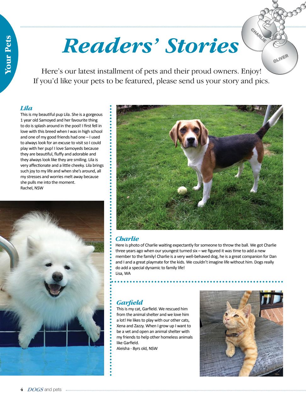 Dogs and Pets Preview Pages