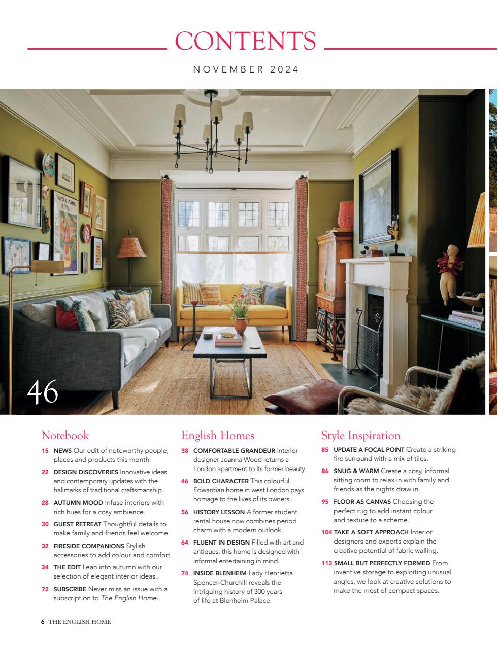 The English Home Preview Pages