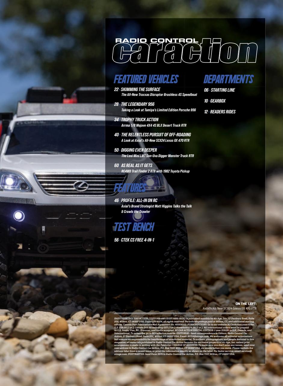 RC Car Action Preview Pages