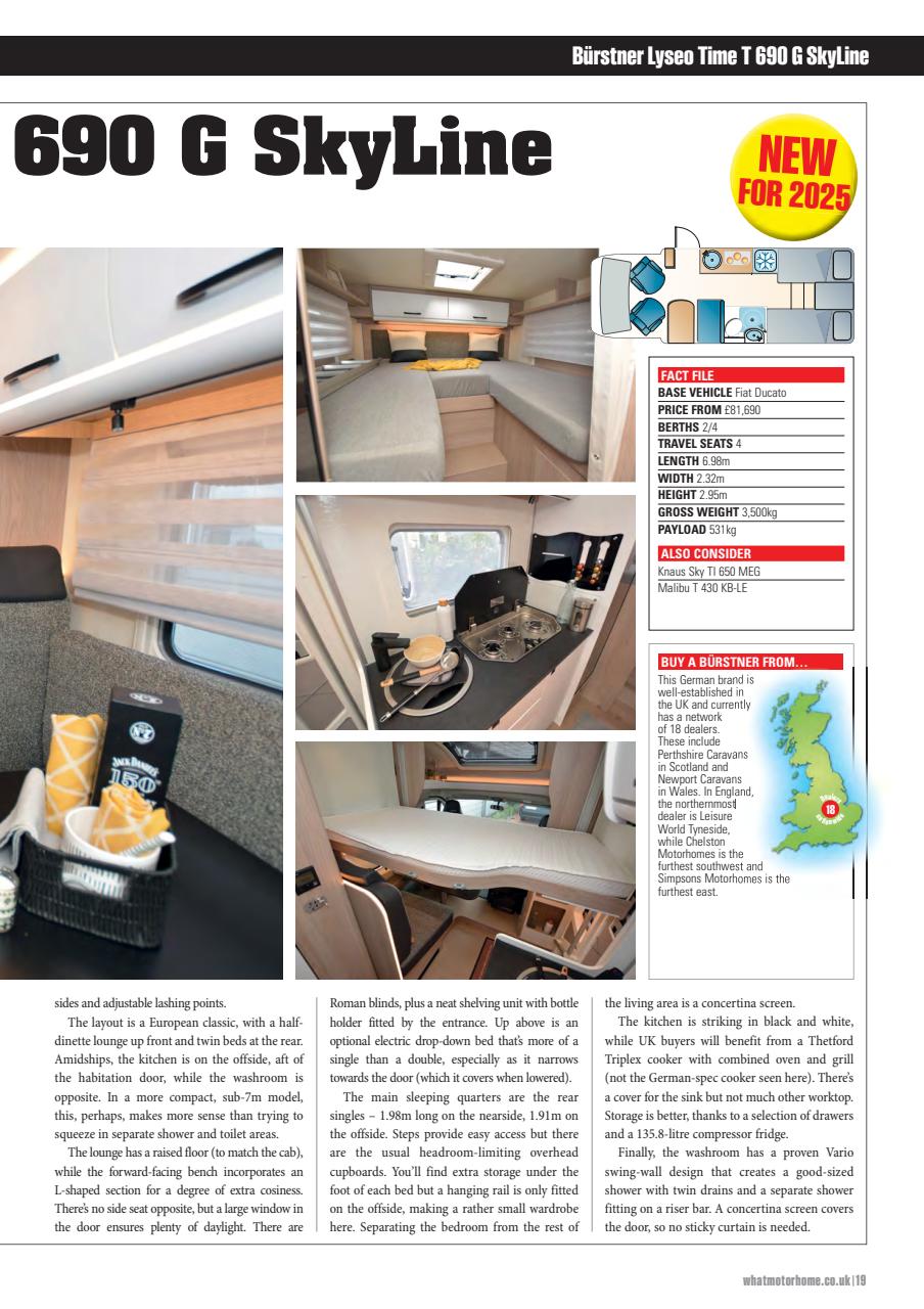 What Motorhome magazine Preview Pages