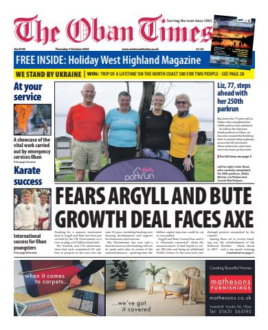 The Oban Times & Lochaber Times issue Thursday, October 03, 2024