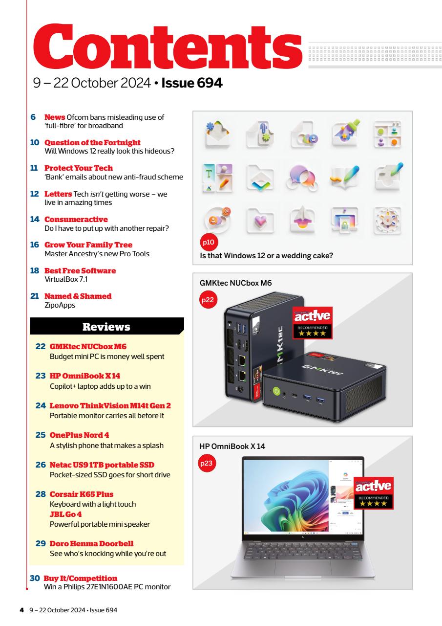 Computer Active Preview Pages