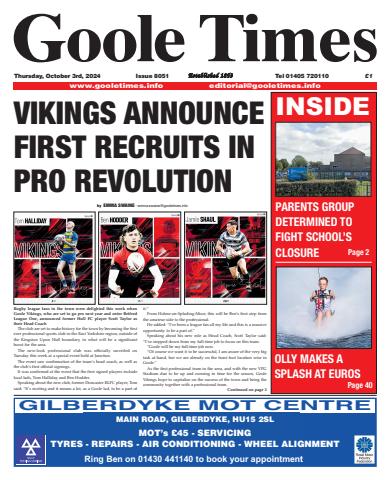 Goole Times issue October 3rd 2024