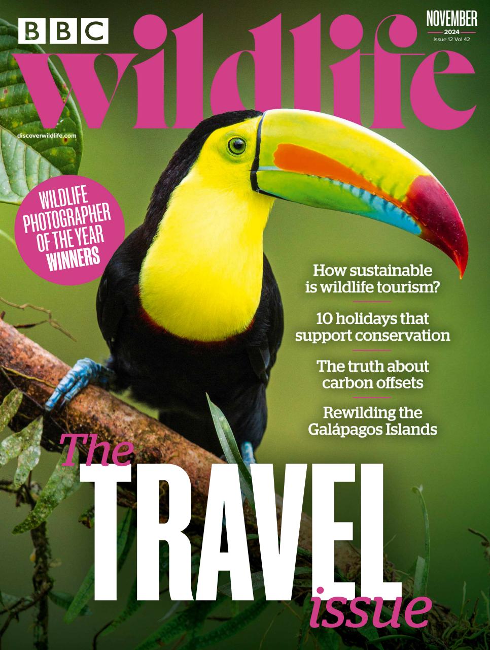 BBC Wildlife Magazine - November 2024 Retour à l'édition précédente