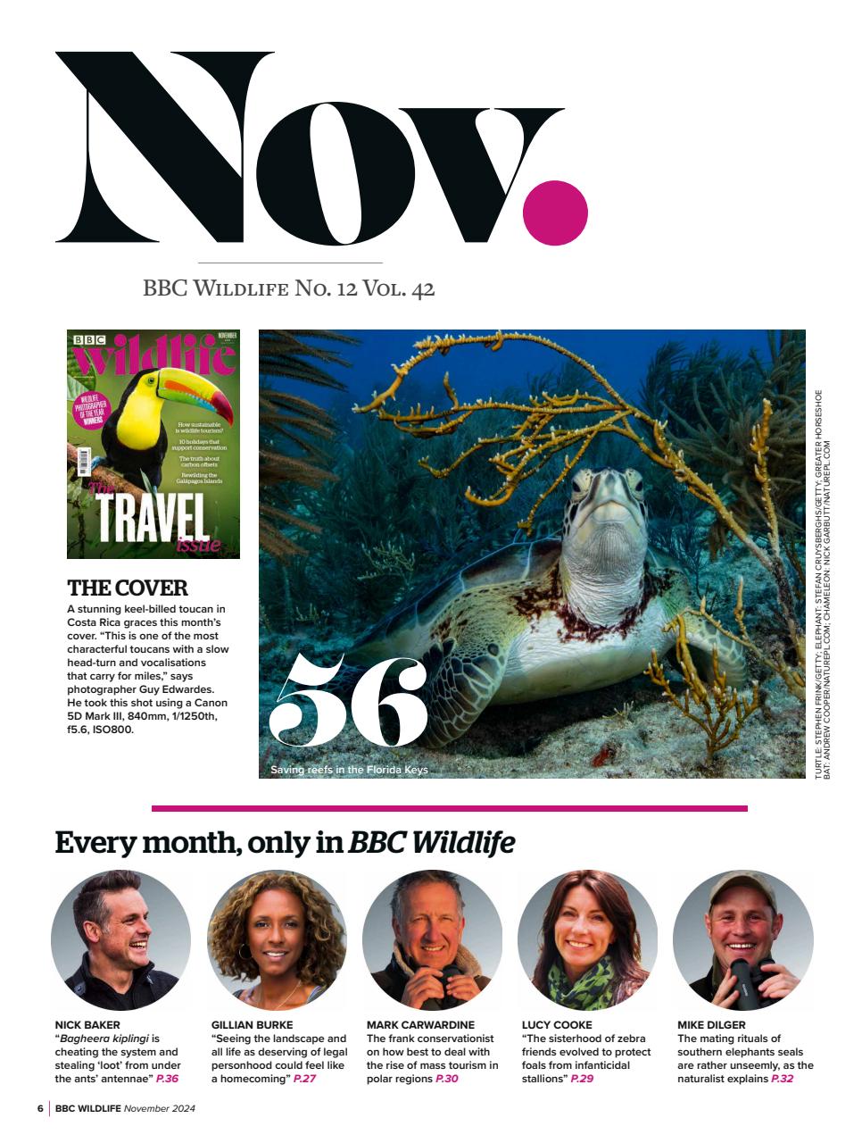 BBC Wildlife Magazine Preview Pages