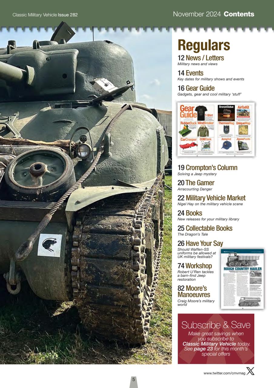 Classic Military Vehicle Preview Pages