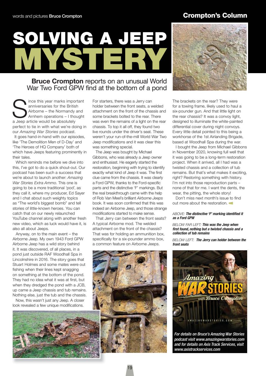 Classic Military Vehicle Preview Pages