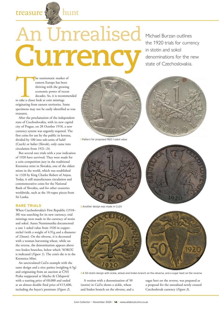 Coin Collector Preview Pages