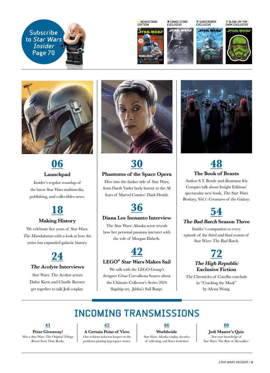 Star Wars Insider Preview Pages
