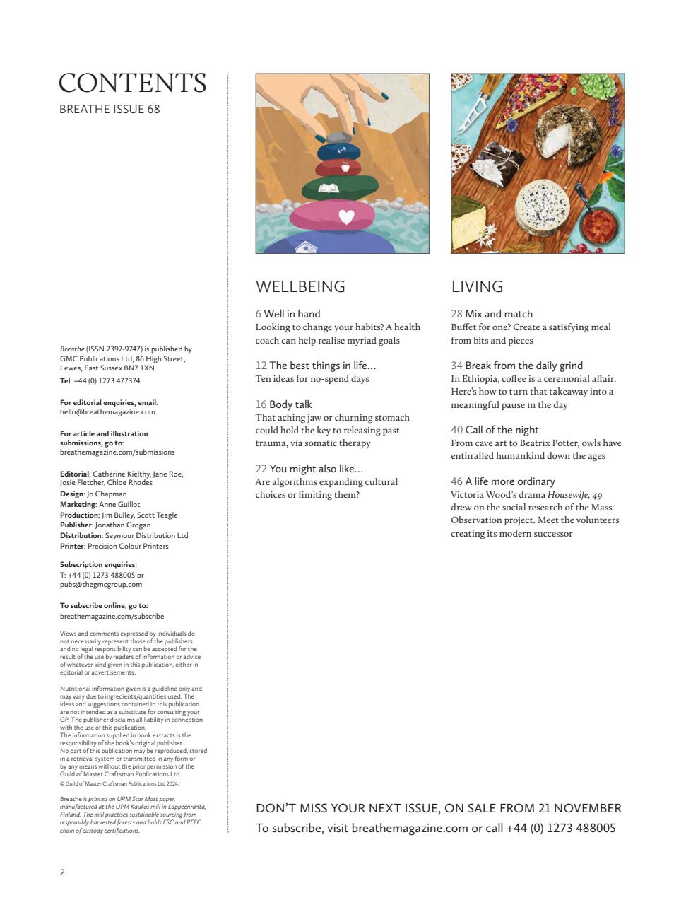 Breathe Preview Pages