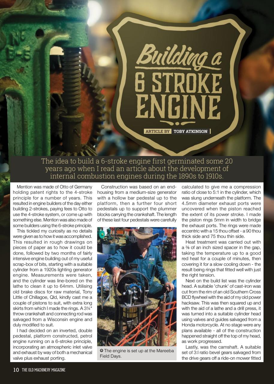 The Old Machinery Magazine Preview Pages