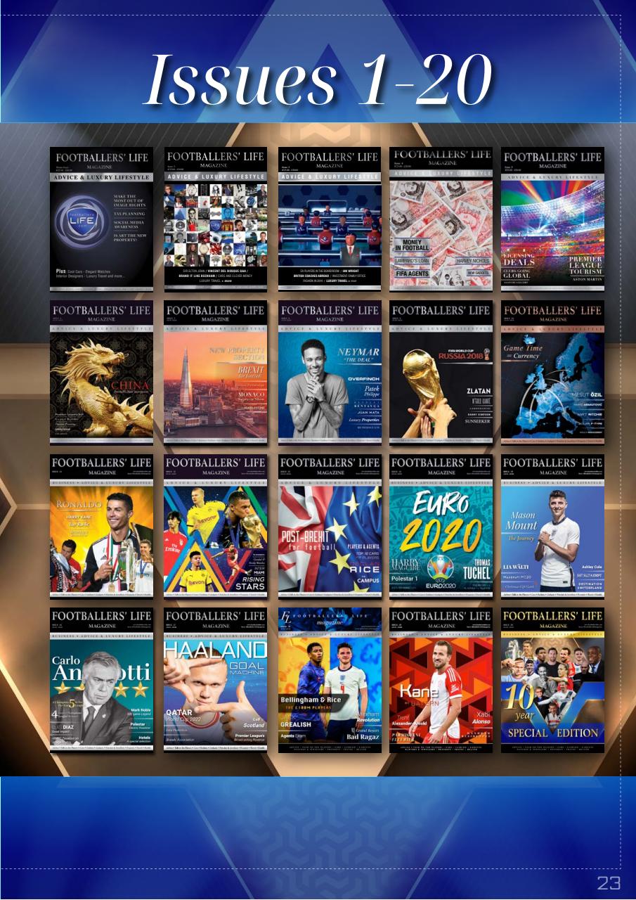 Footballers' Life Preview Pages