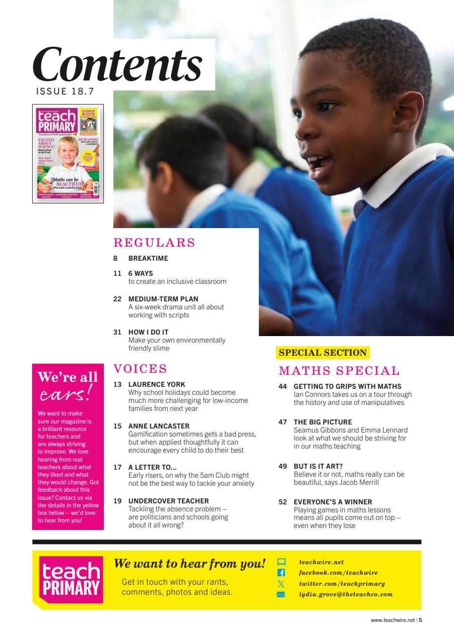 Teach Primary Preview Pages