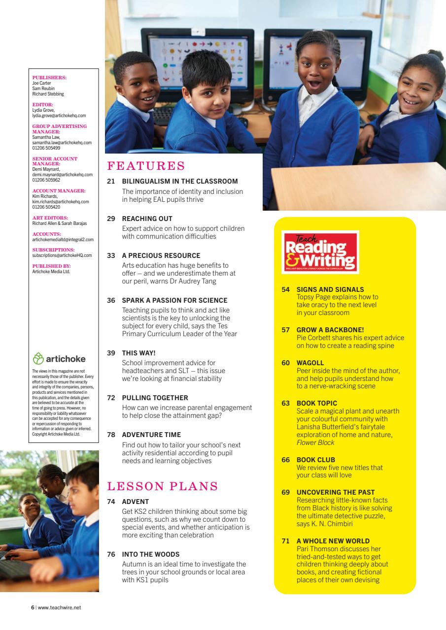 Teach Primary Preview Pages