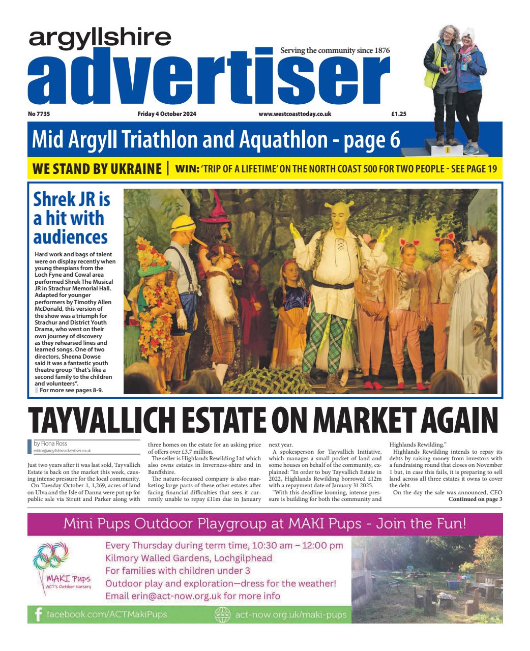 Argyllshire Advertiser Preview Pages
