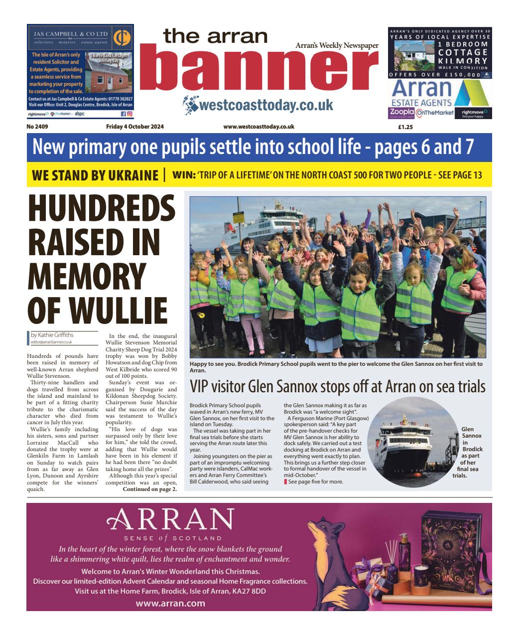Arran Banner Preview Pages
