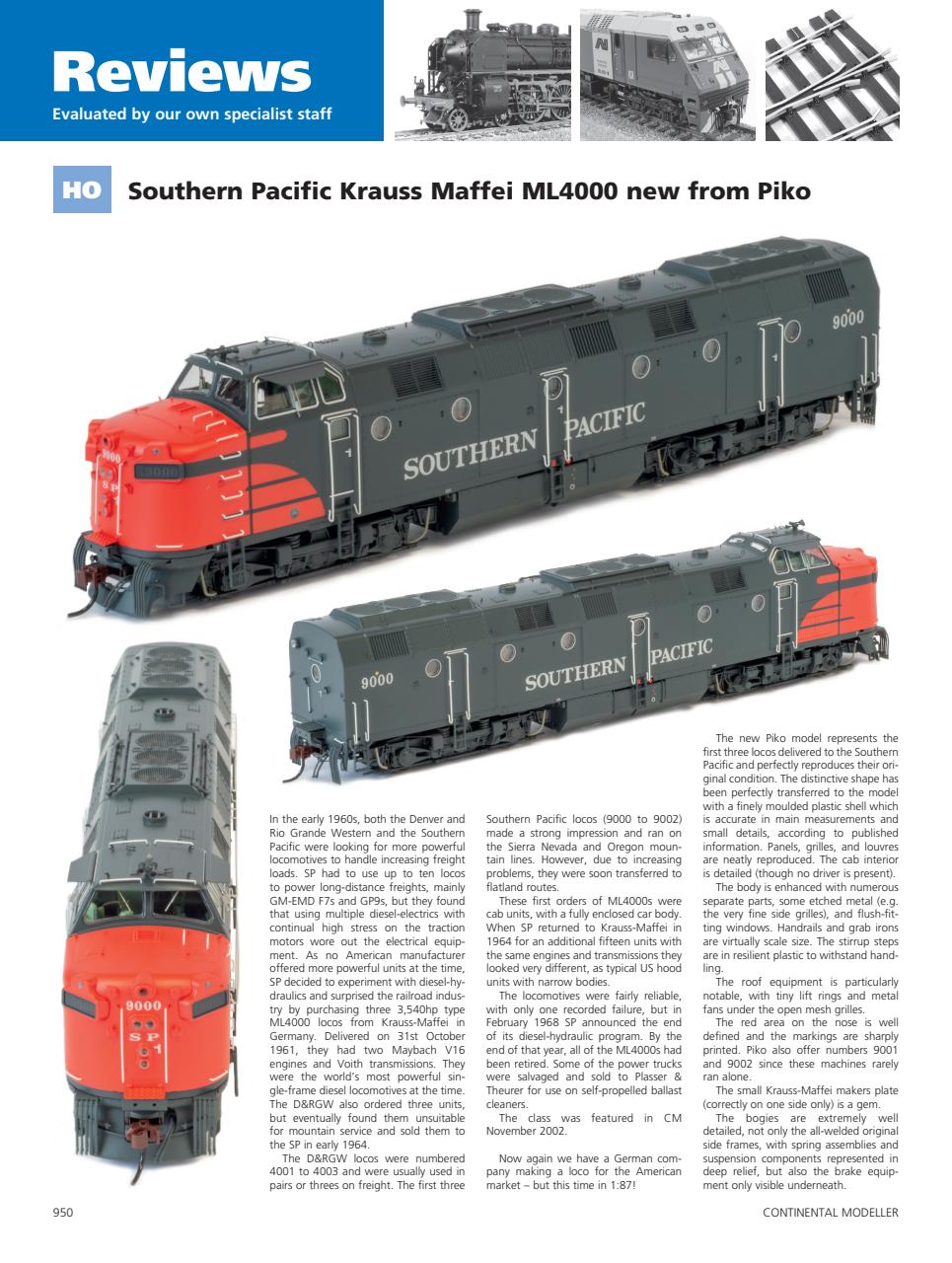 Continental Modeller Preview Pages