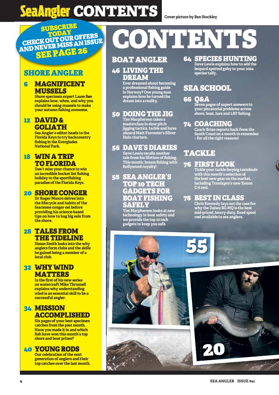 Sea Angler Preview Pages