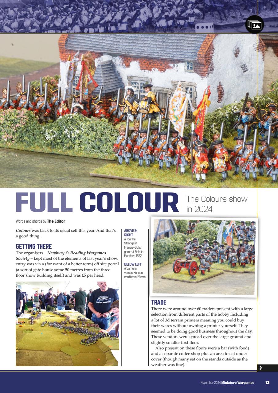 Miniature Wargames Magazine - November 2024 [499] Edición anterior