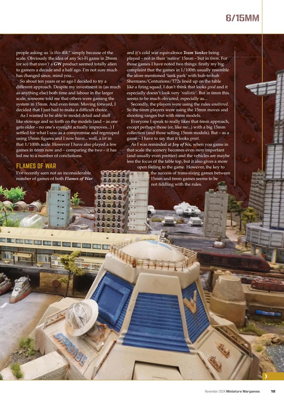 Miniature Wargames Preview Pages