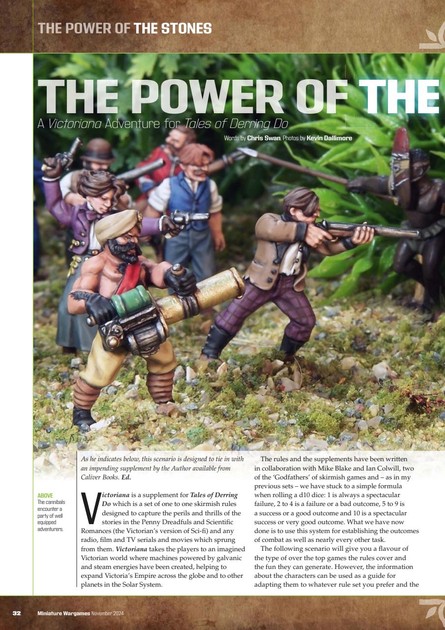 Miniature Wargames Preview Pages