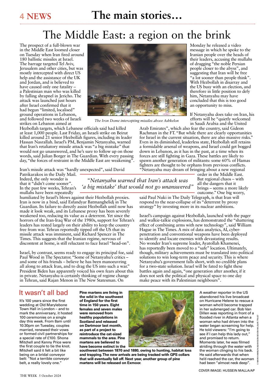 The Week Preview Pages