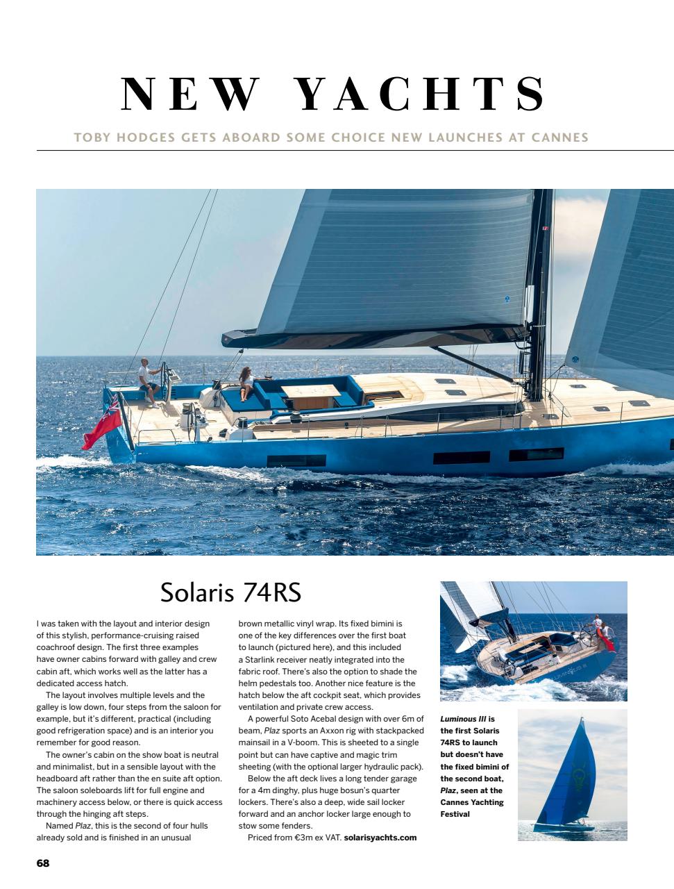 Yachting World Preview Pages