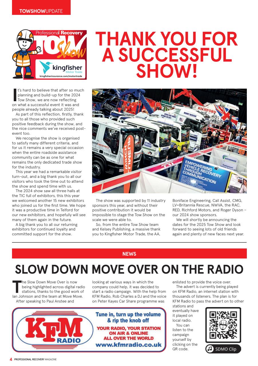 Professional Recovery Magazine Preview Pages