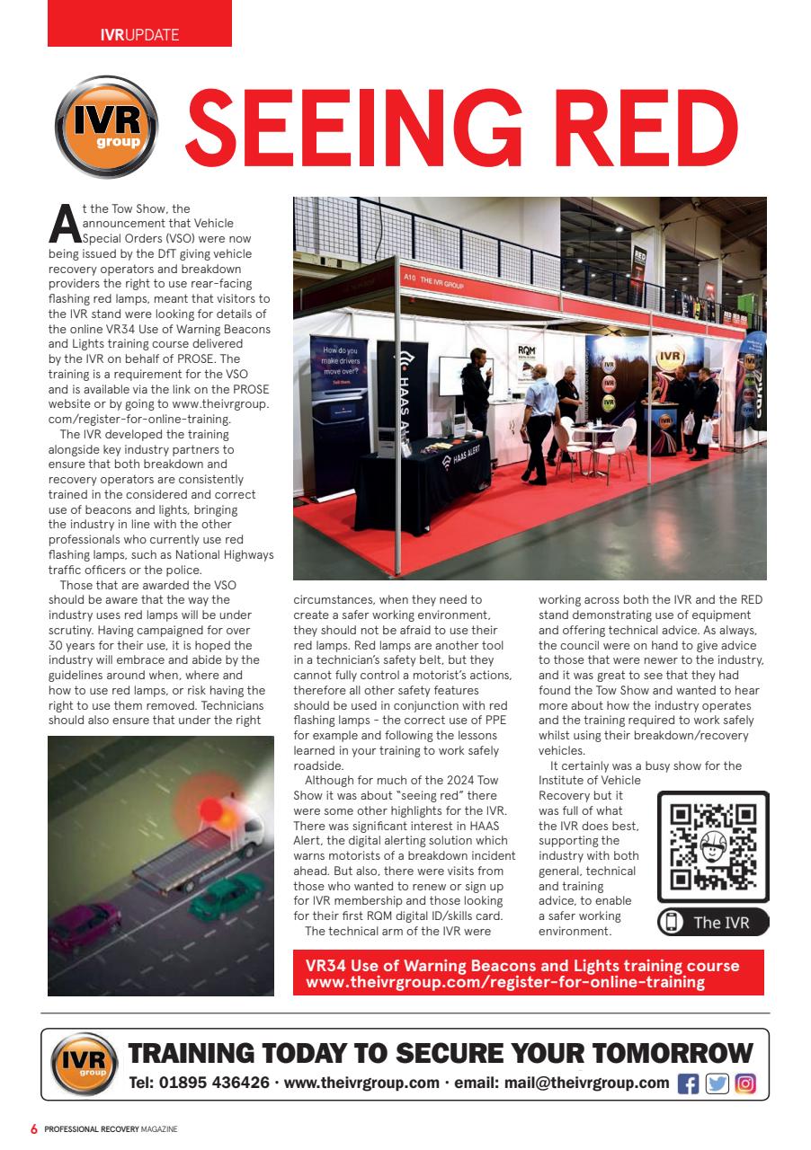 Professional Recovery Magazine Preview Pages