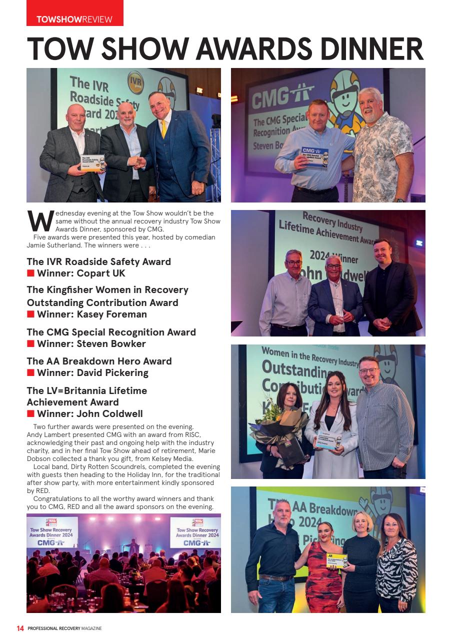 Professional Recovery Magazine Preview Pages