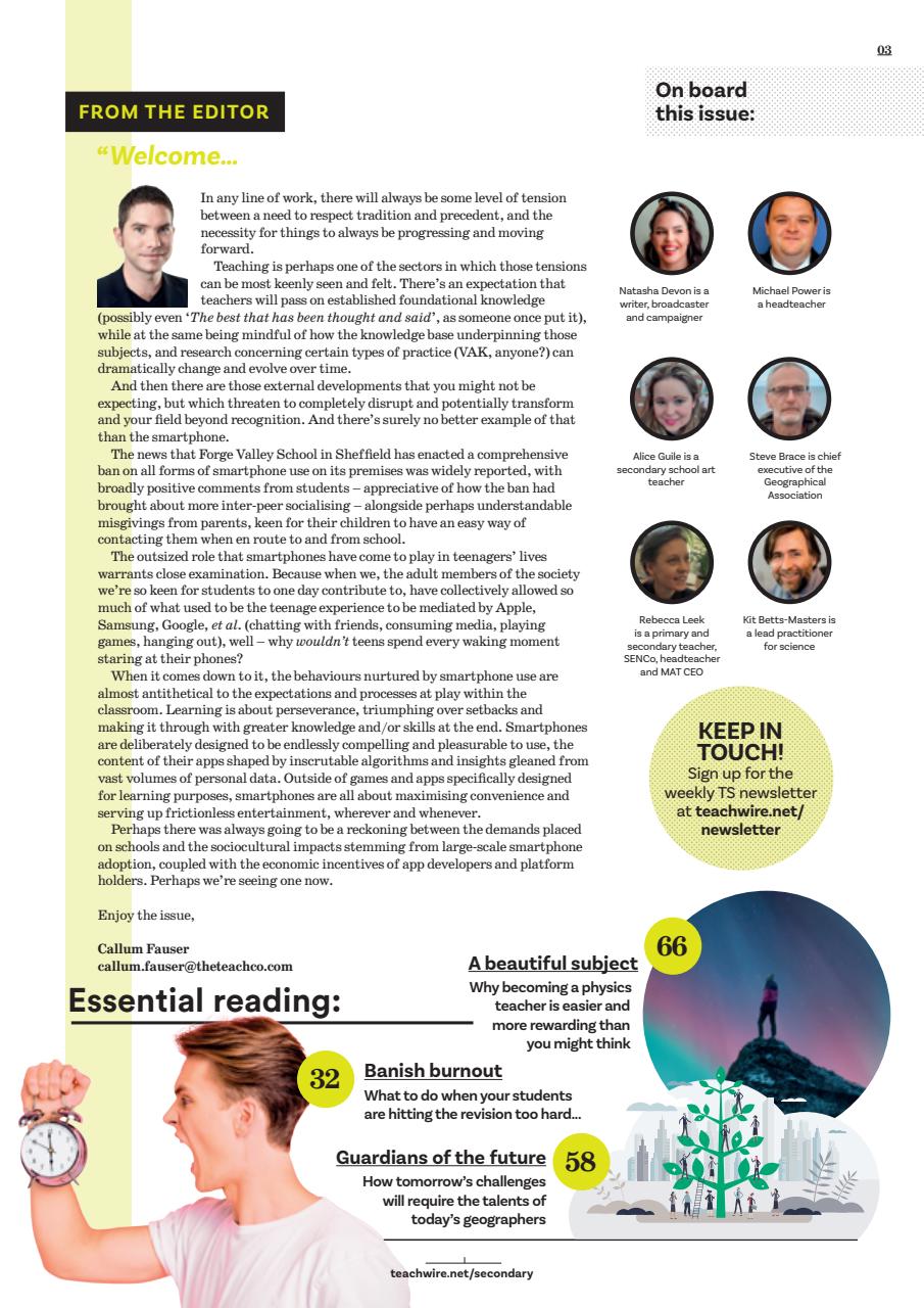 Teach Secondary Preview Pages