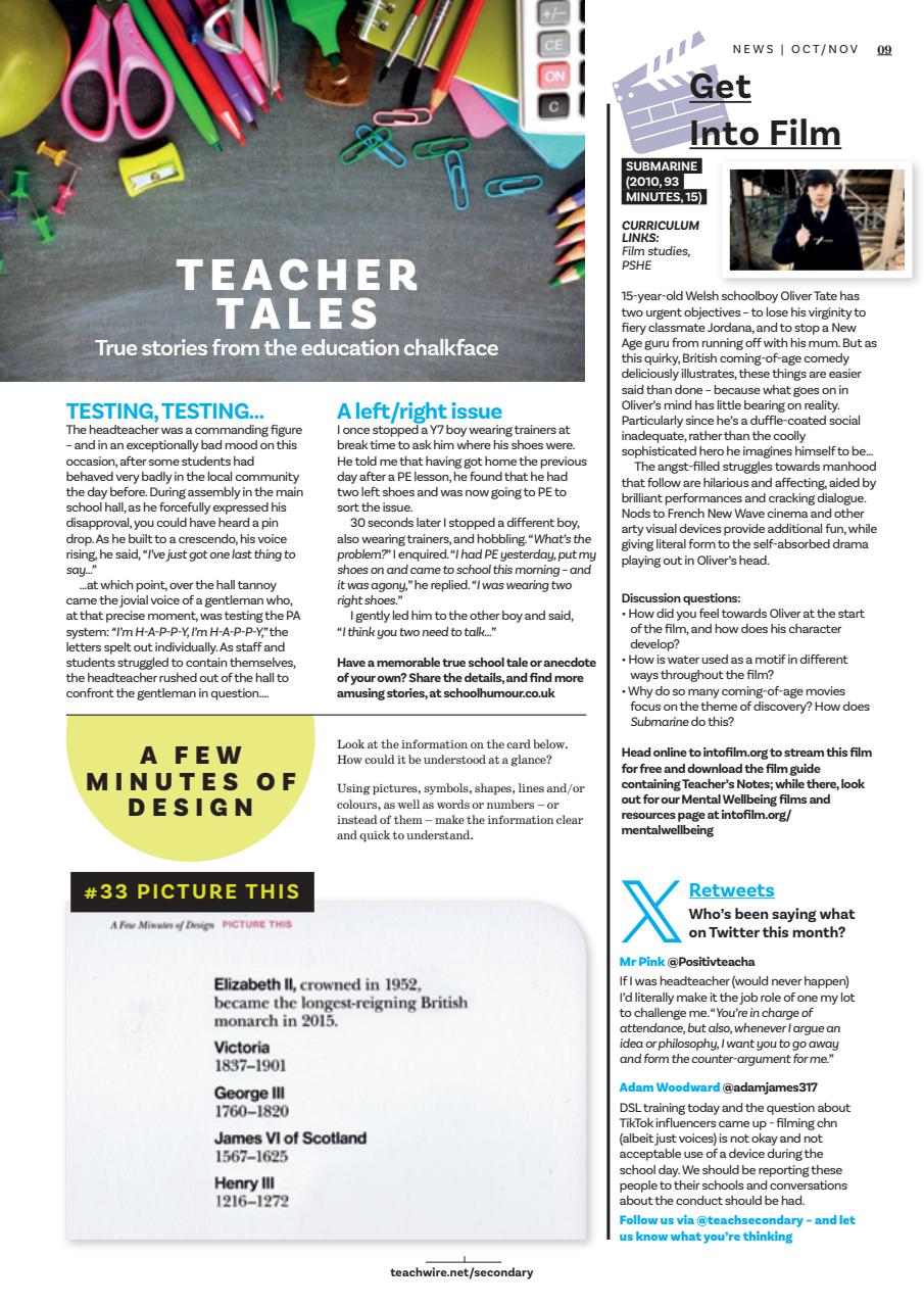 Teach Secondary Preview Pages