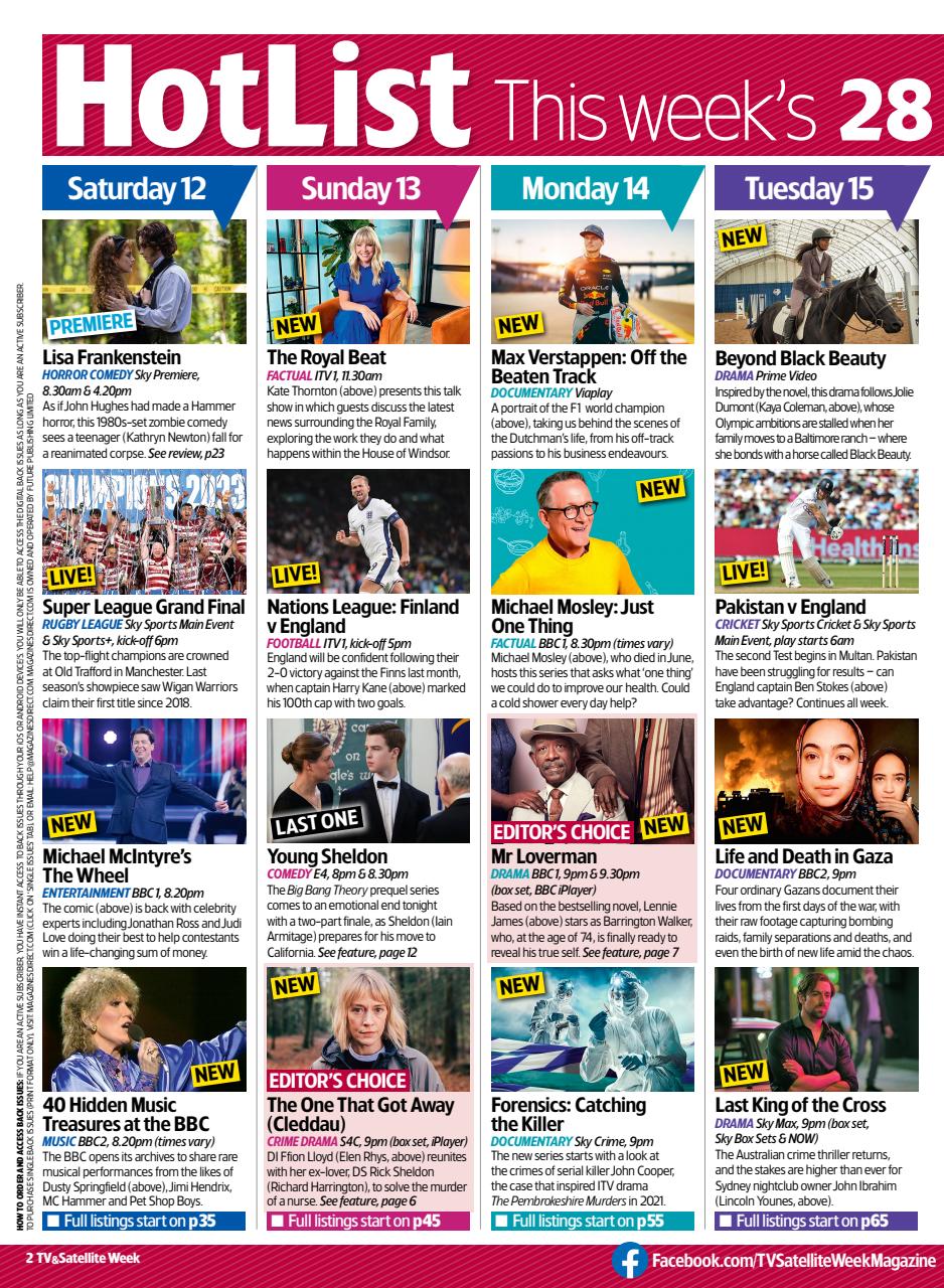 TV & Satellite Week Preview Pages