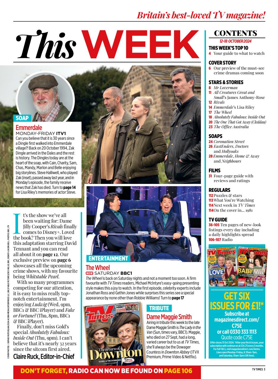 TV Times Preview Pages