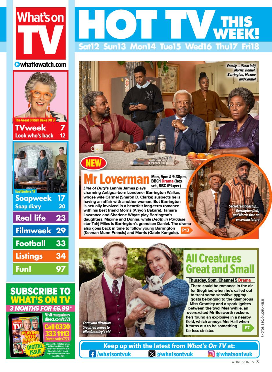 What's on TV Preview Pages