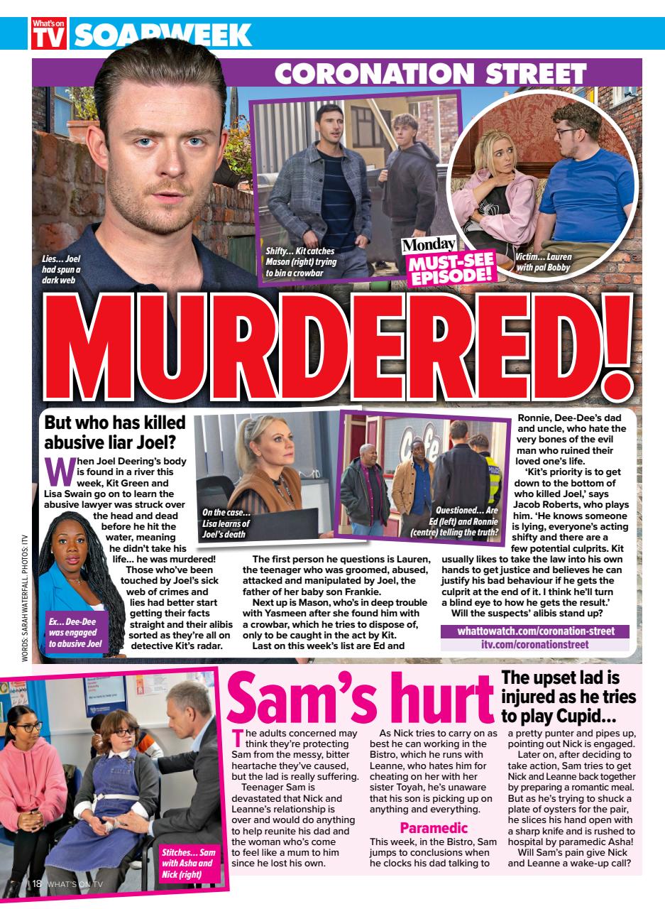 What's on TV Preview Pages