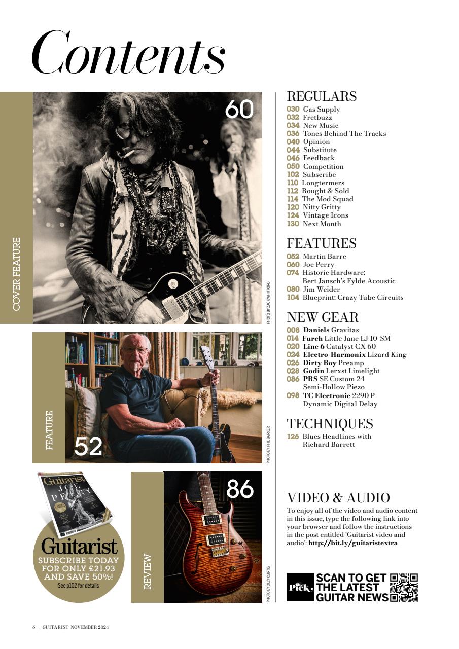 Guitarist Preview Pages