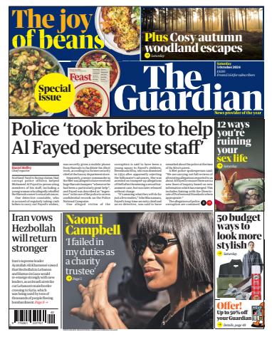 The Guardian Newspaper issue Saturday, October 5, 2024
