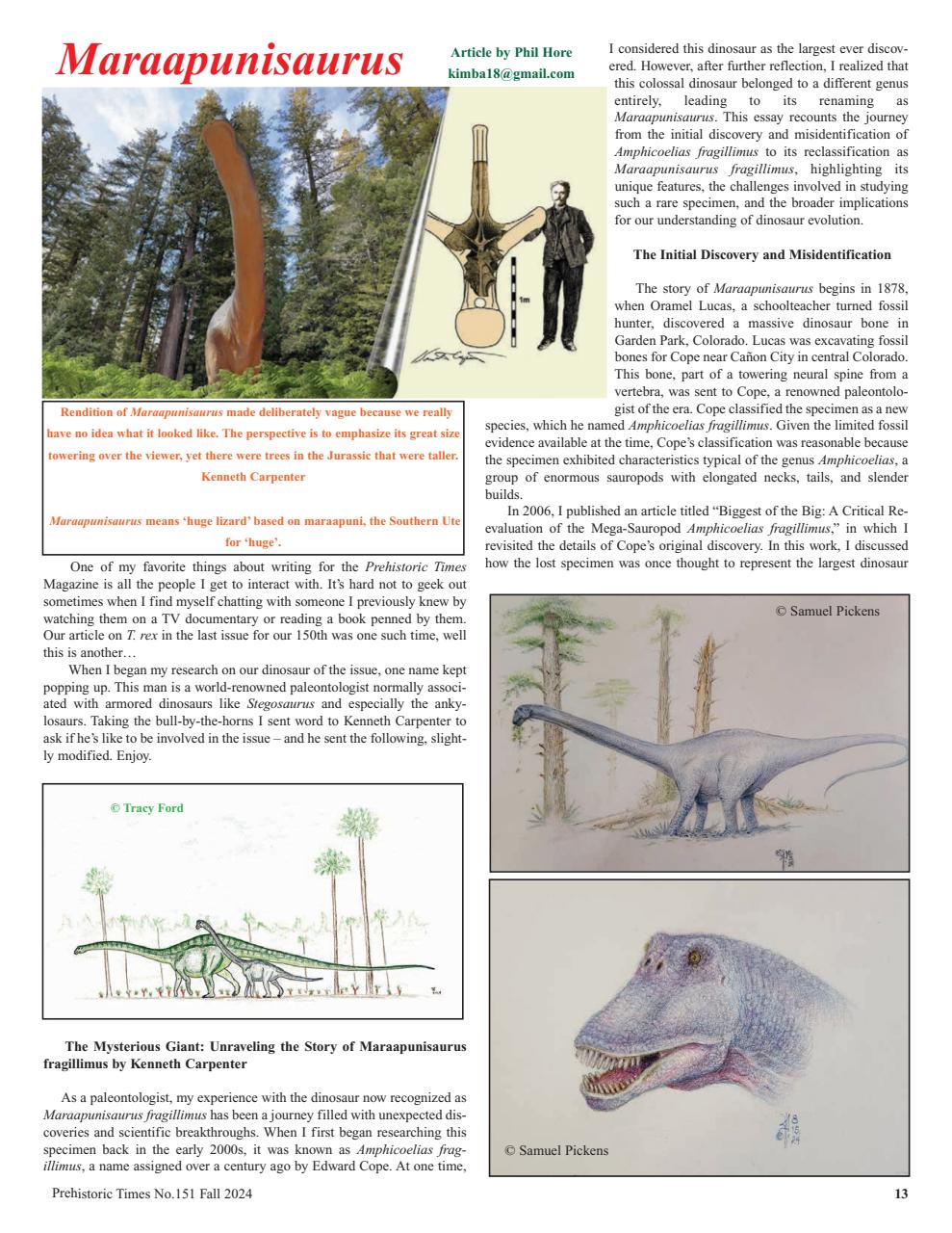 Prehistoric Times Preview Pages