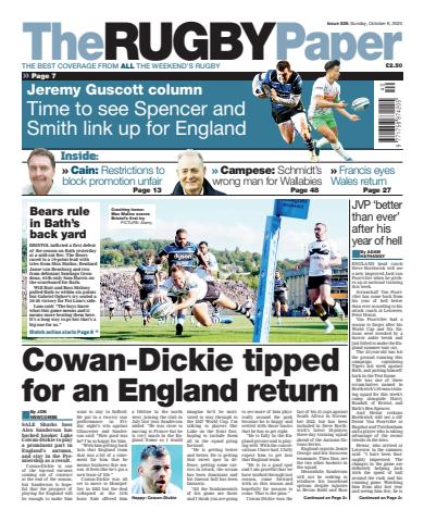 The Rugby Paper issue 6th October 2024