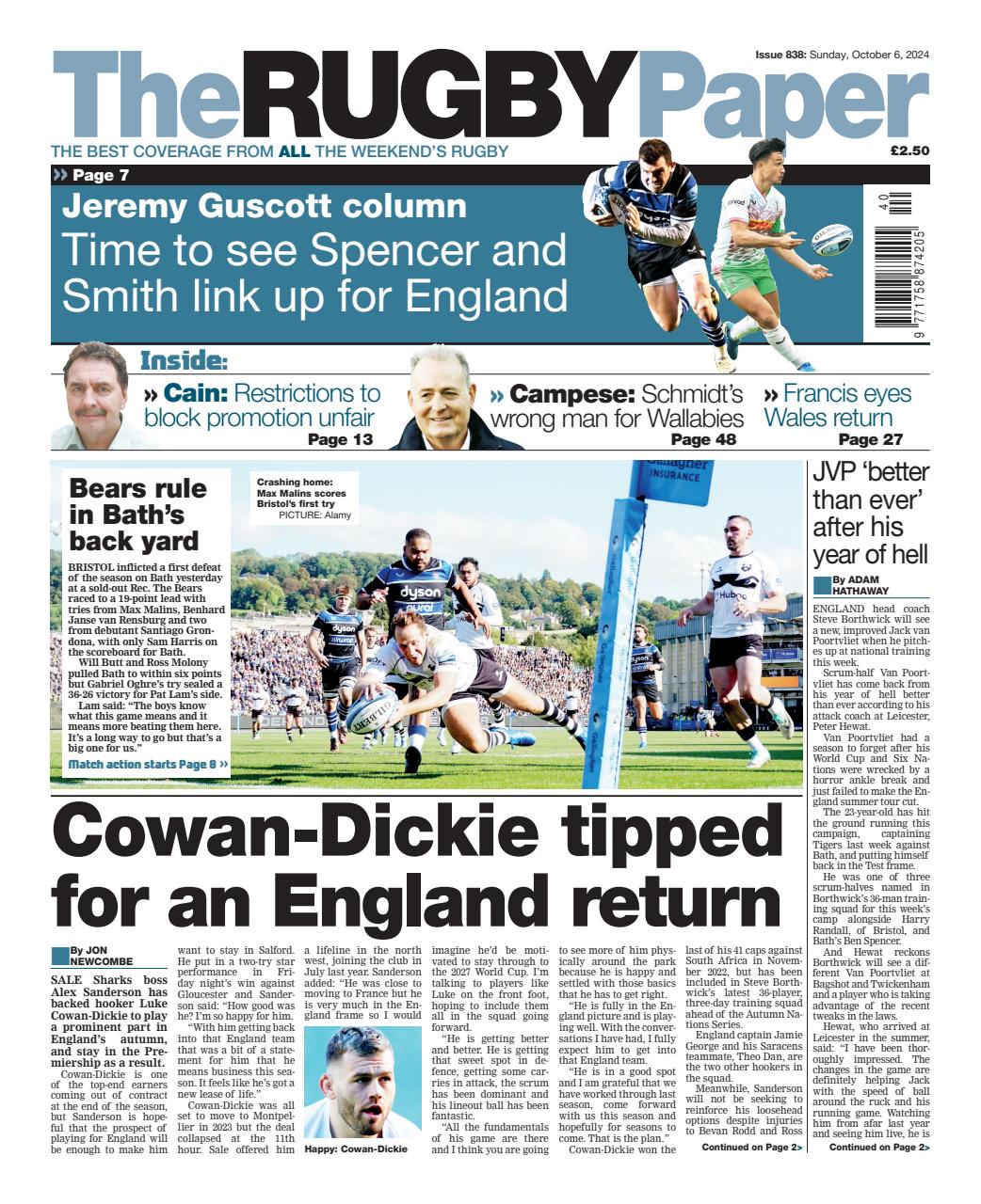 The Rugby Paper Preview Pages