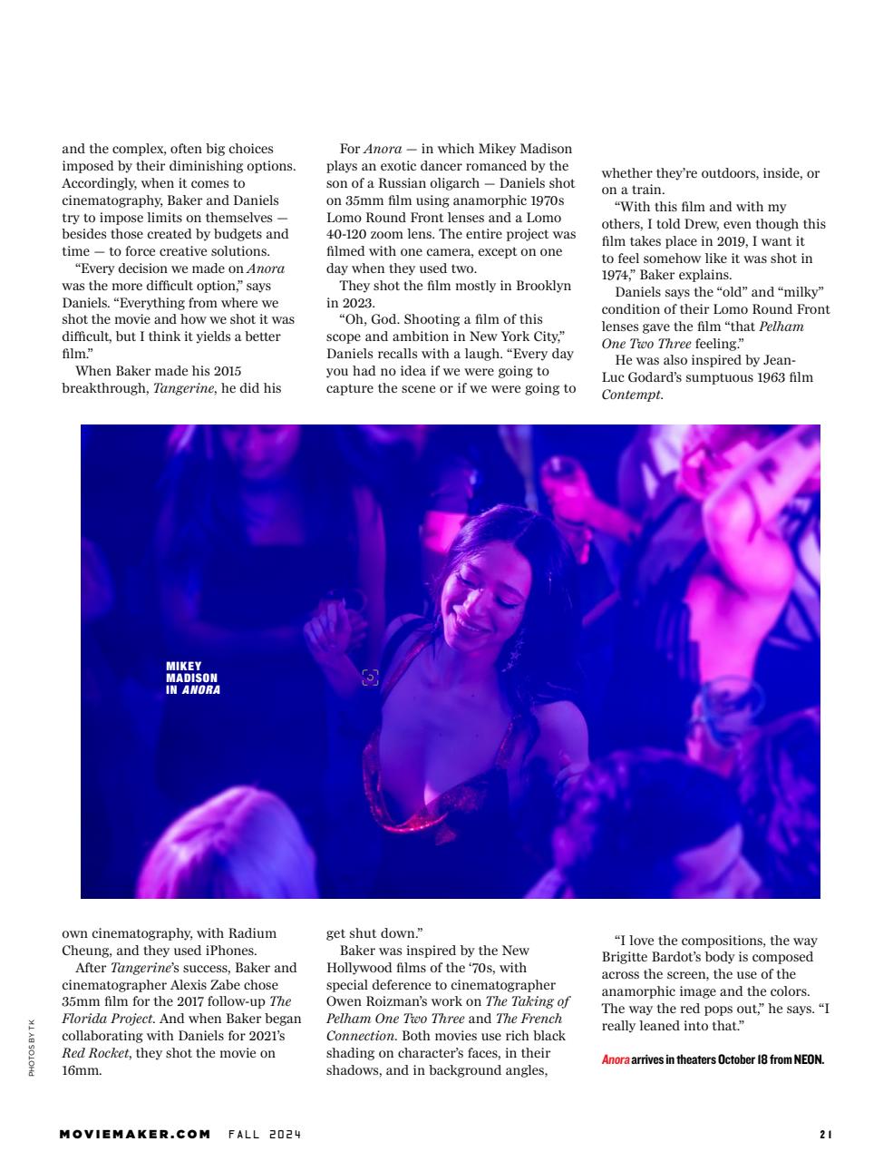 MovieMaker Magazine Preview Pages