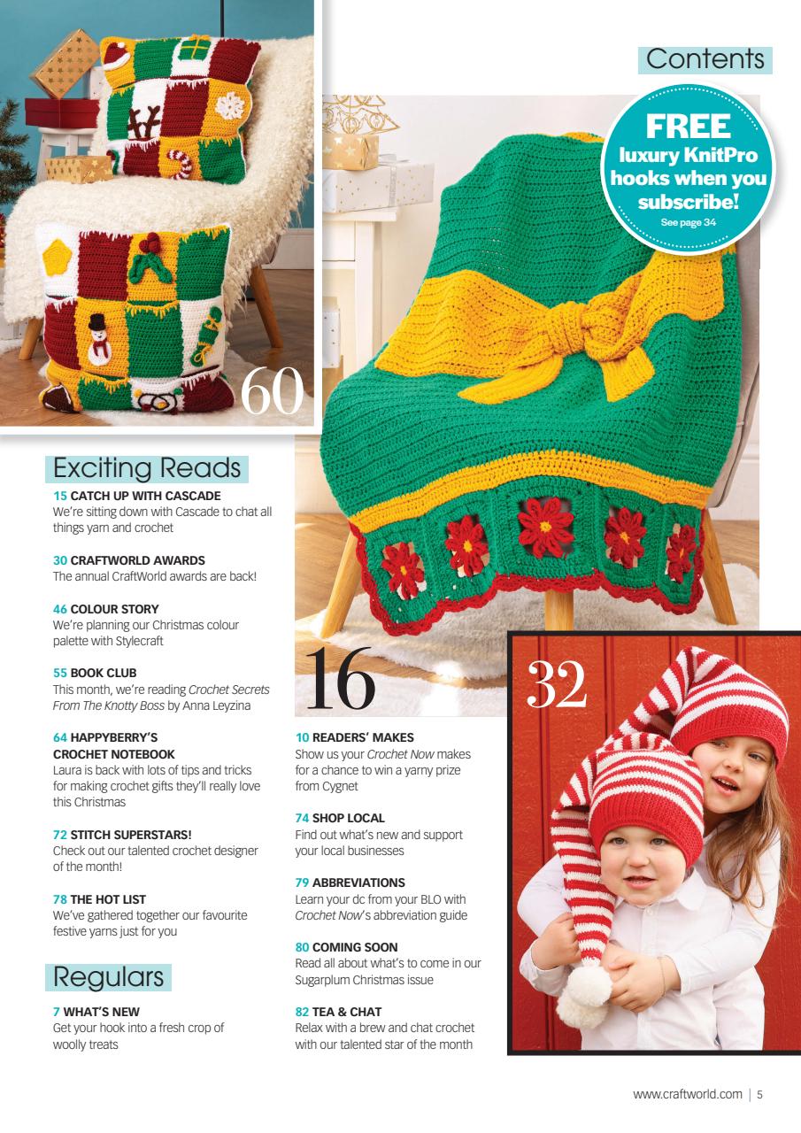 Crochet Now Magazine Preview Pages