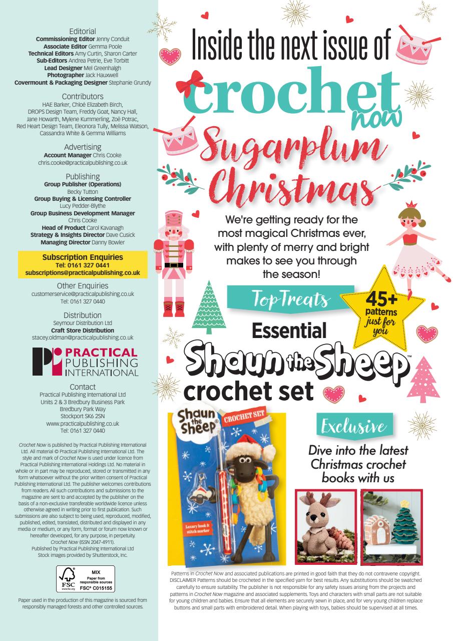 Crochet Now Magazine Preview Pages