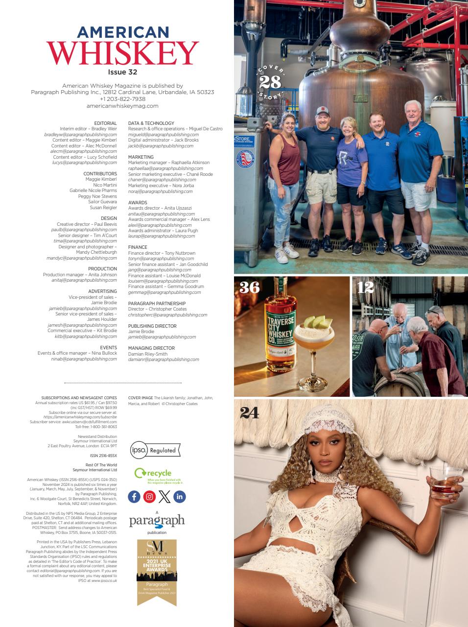 American Whiskey Magazine Preview Pages