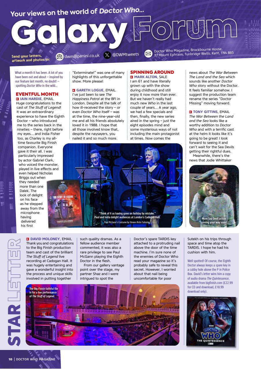 Doctor Who Magazine Preview Pages
