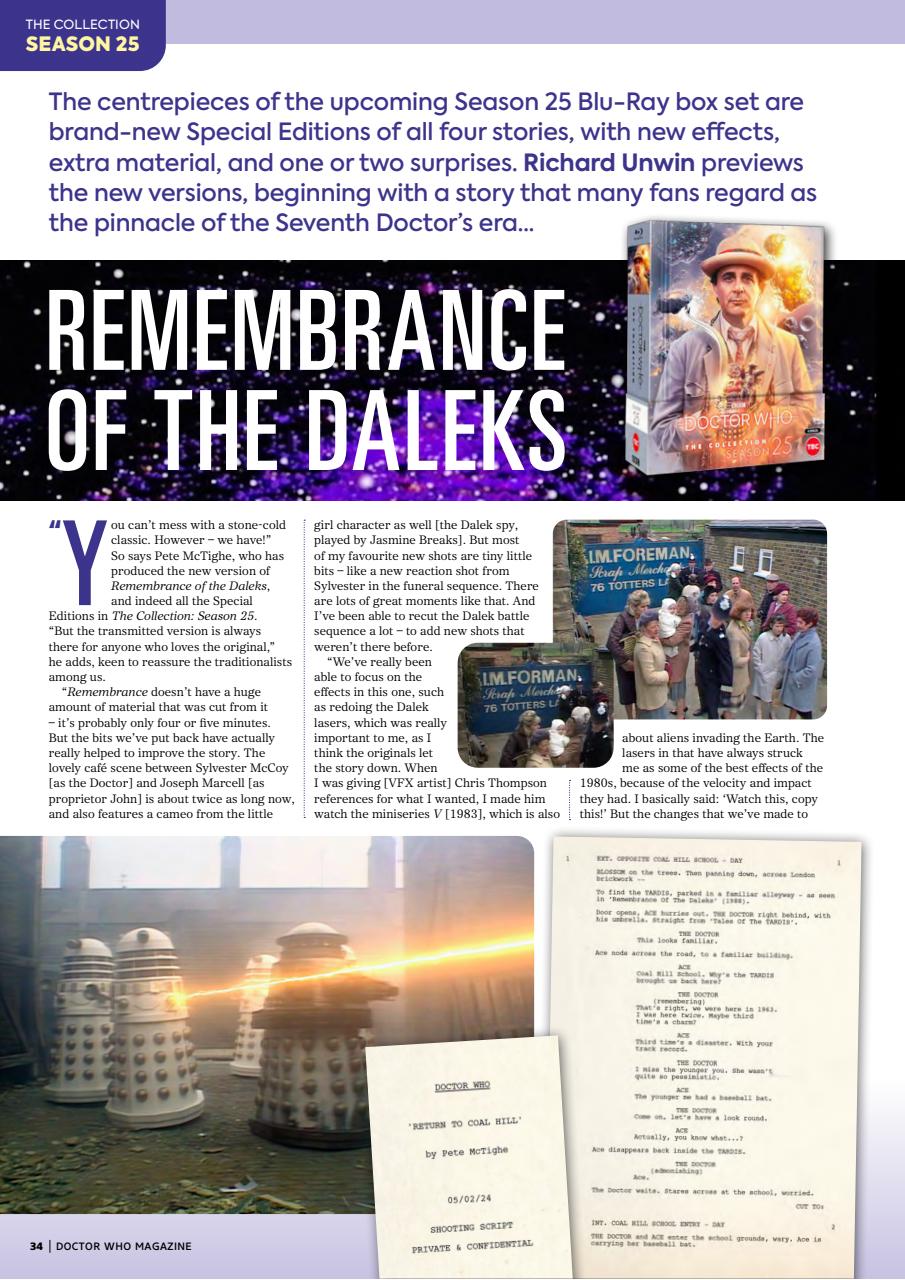 Doctor Who Magazine Preview Pages