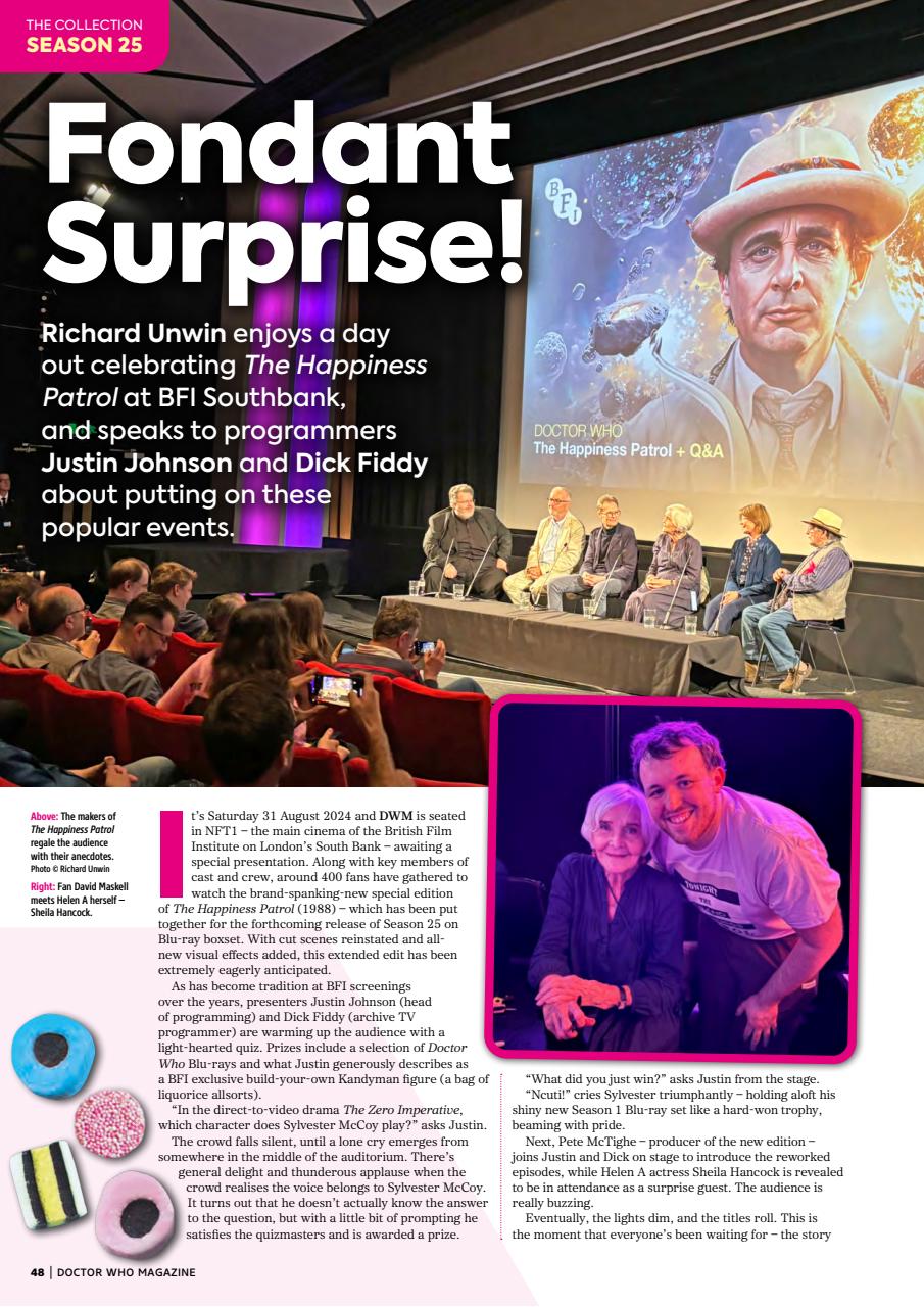 Doctor Who Magazine Preview Pages