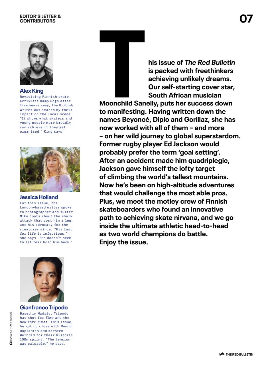 The Red Bulletin UK Edition Preview Pages
