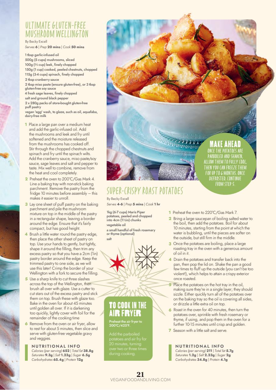 Vegan Food & Living Magazine Preview Pages
